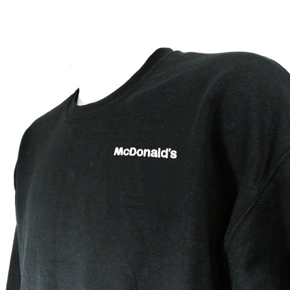 McDONALD'S Hamburgers Fast Food Employee Uniform Sweatshirt NEW Size XL - Picture 4 of 13